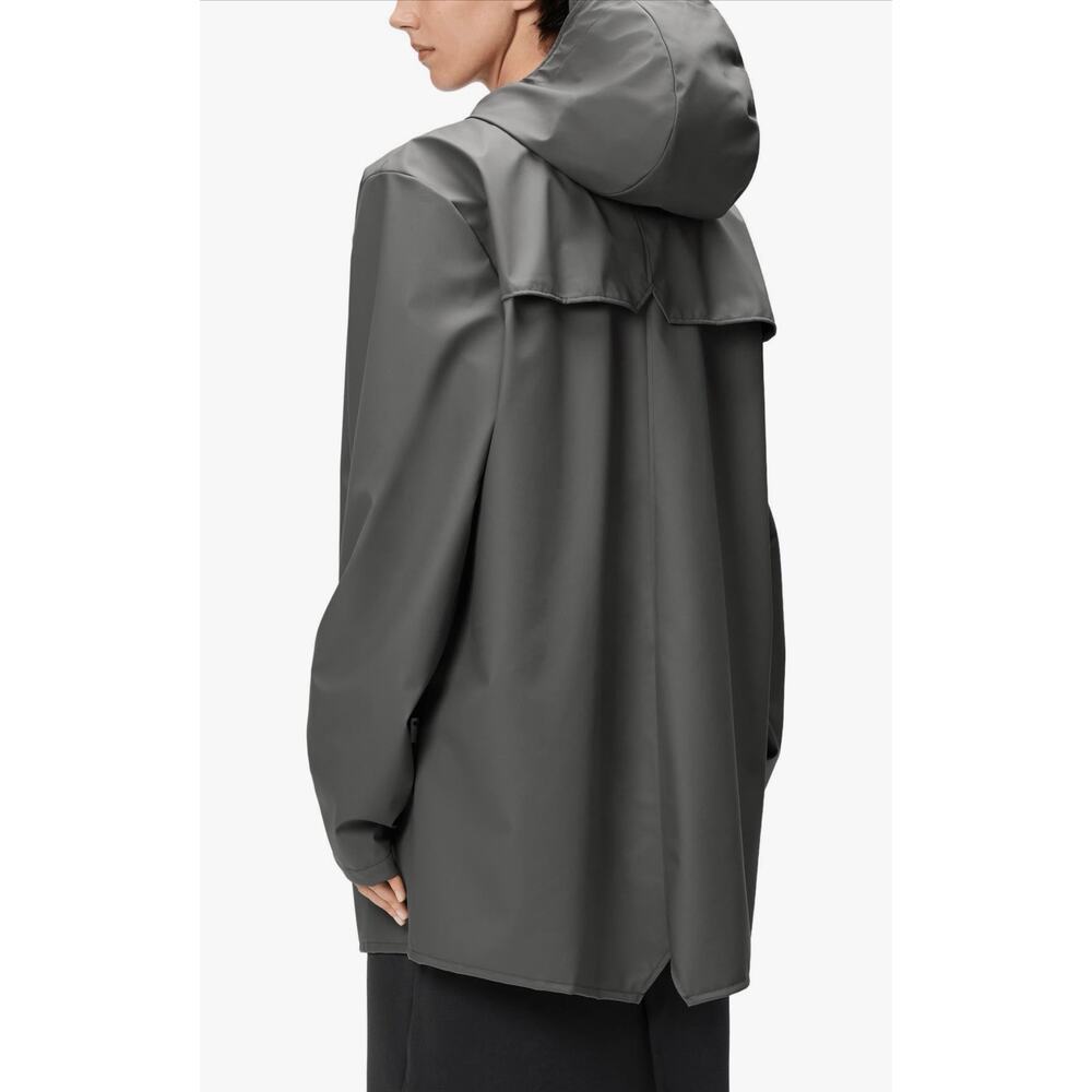 New Rains storm breaker jacket w3 coat gray - Picture 4 of 6